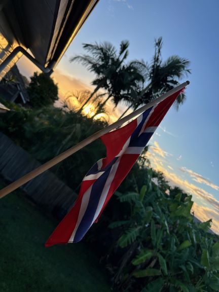 17.mai-flagget i Lismore, 2024.